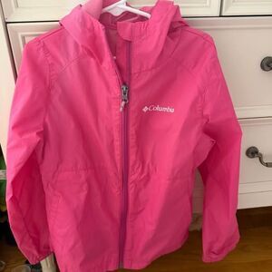 Girl Columbia rain jacket size 6